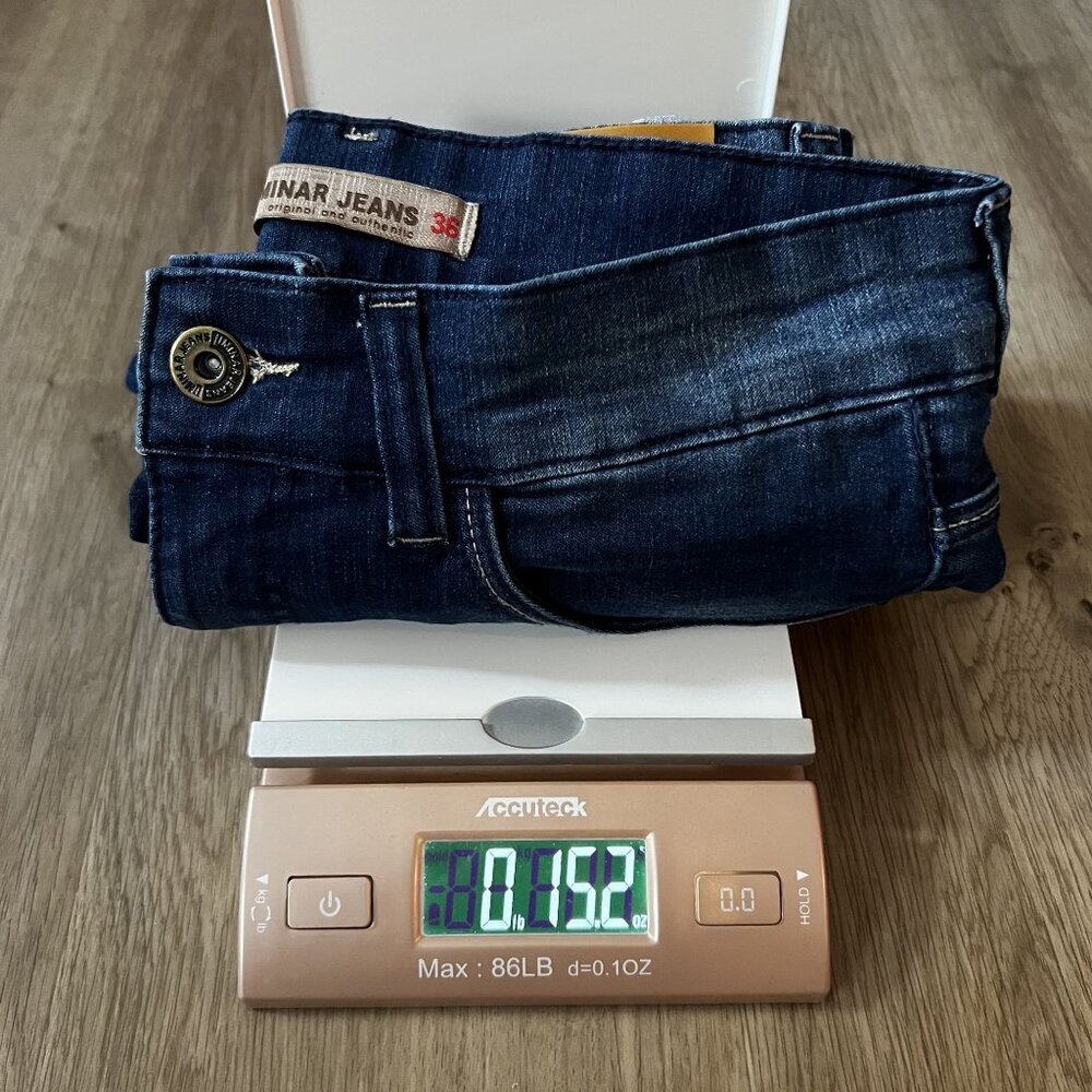 NWOT Liminar Jeans Original & Authentic Denim Pants tapered leg size 36 worn loo - Picture 10 of 10